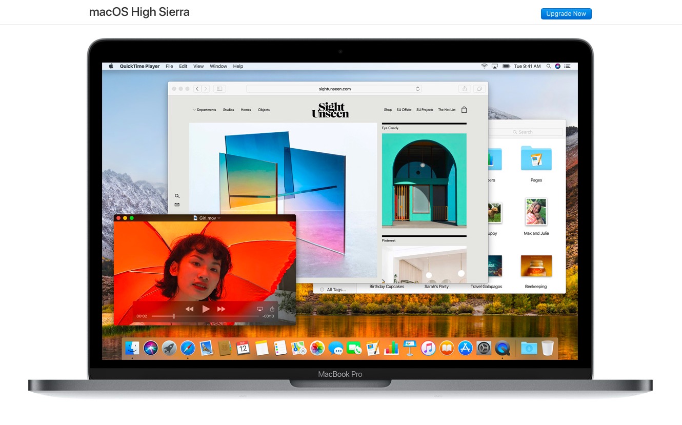 macbook update high sierra